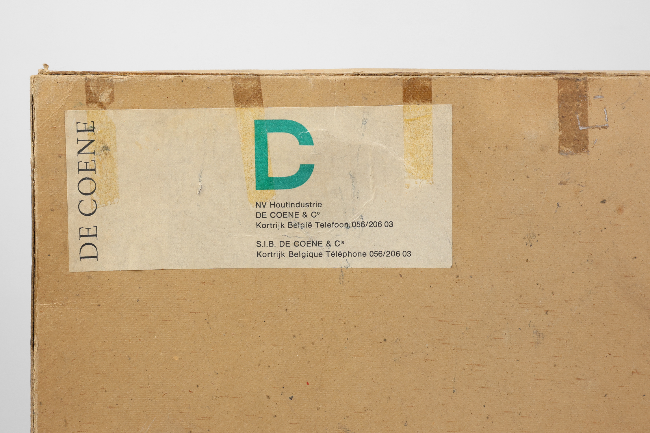 Rare De Coene Chess Set With Original Box Attr. to Christophe Gevers, Belgium, 1950s thumbnail